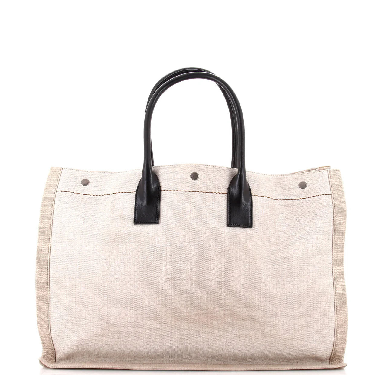 Rive Gauche Shopper Tote Canvas Large - Deep Luxury