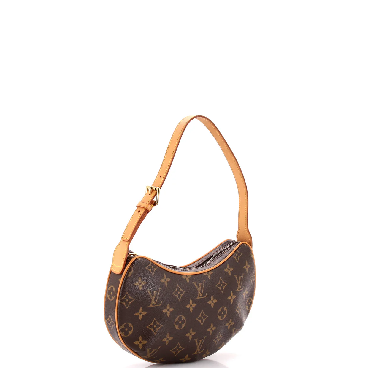 Croissant Handbag Monogram Canvas PM - Deep Luxury