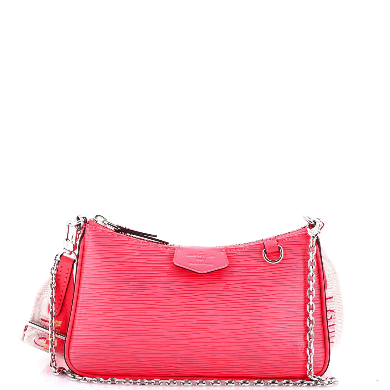 Easy Pouch on Strap Epi Leather with Canvas - Deep Luxury