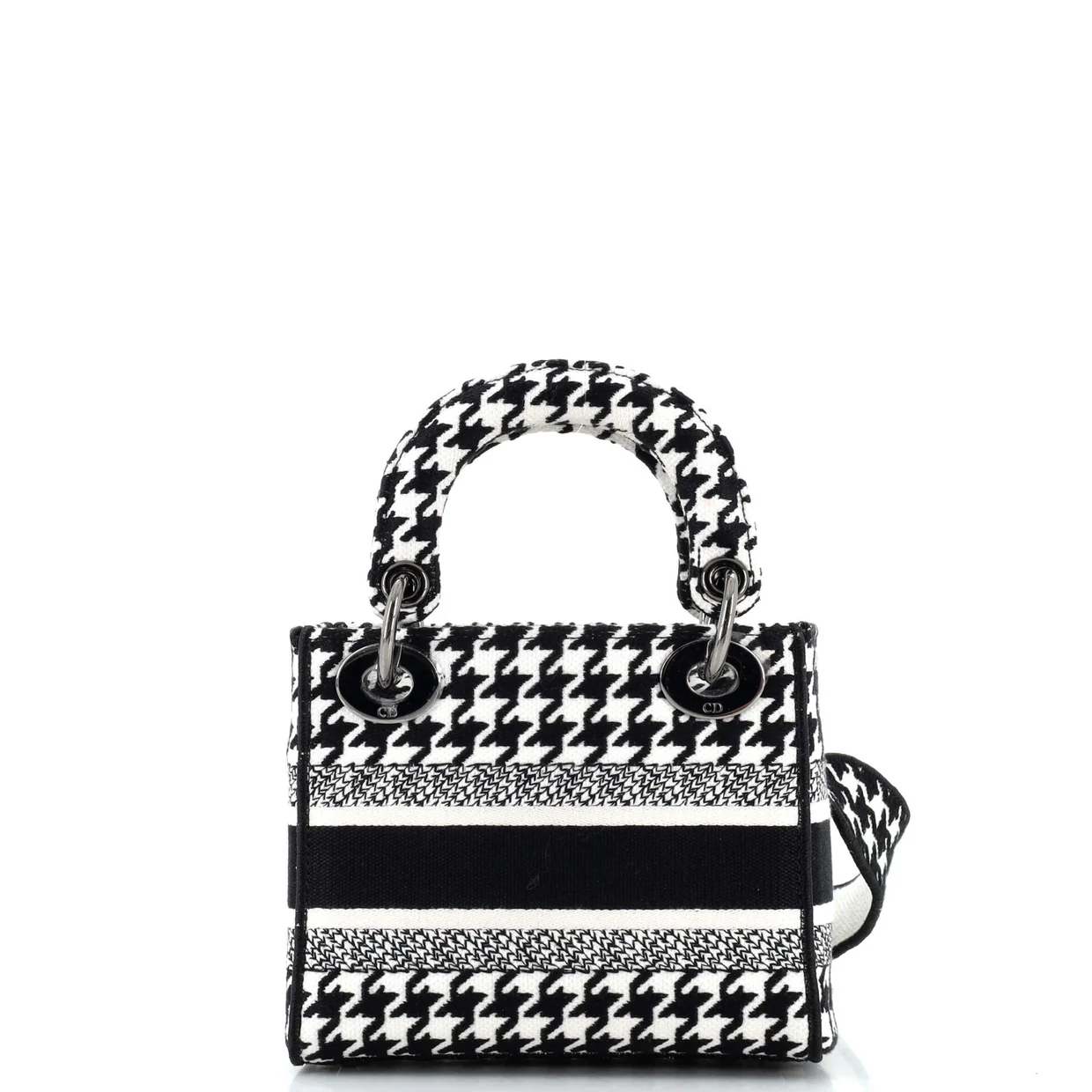 Lady D-Lite Bag Embroidered Canvas Mini - Deep Luxury