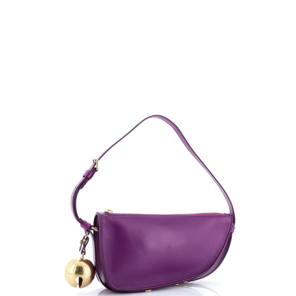 Shield Sling Shoulder Bag Leather Mini - Deep Luxury