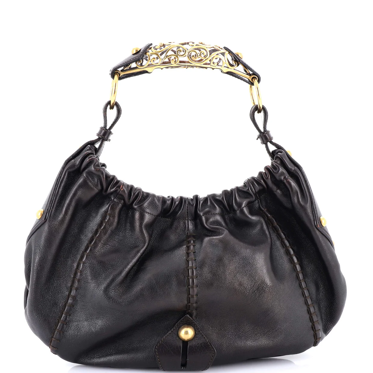 Mombasa Hobo Leather Small - Deep Luxury