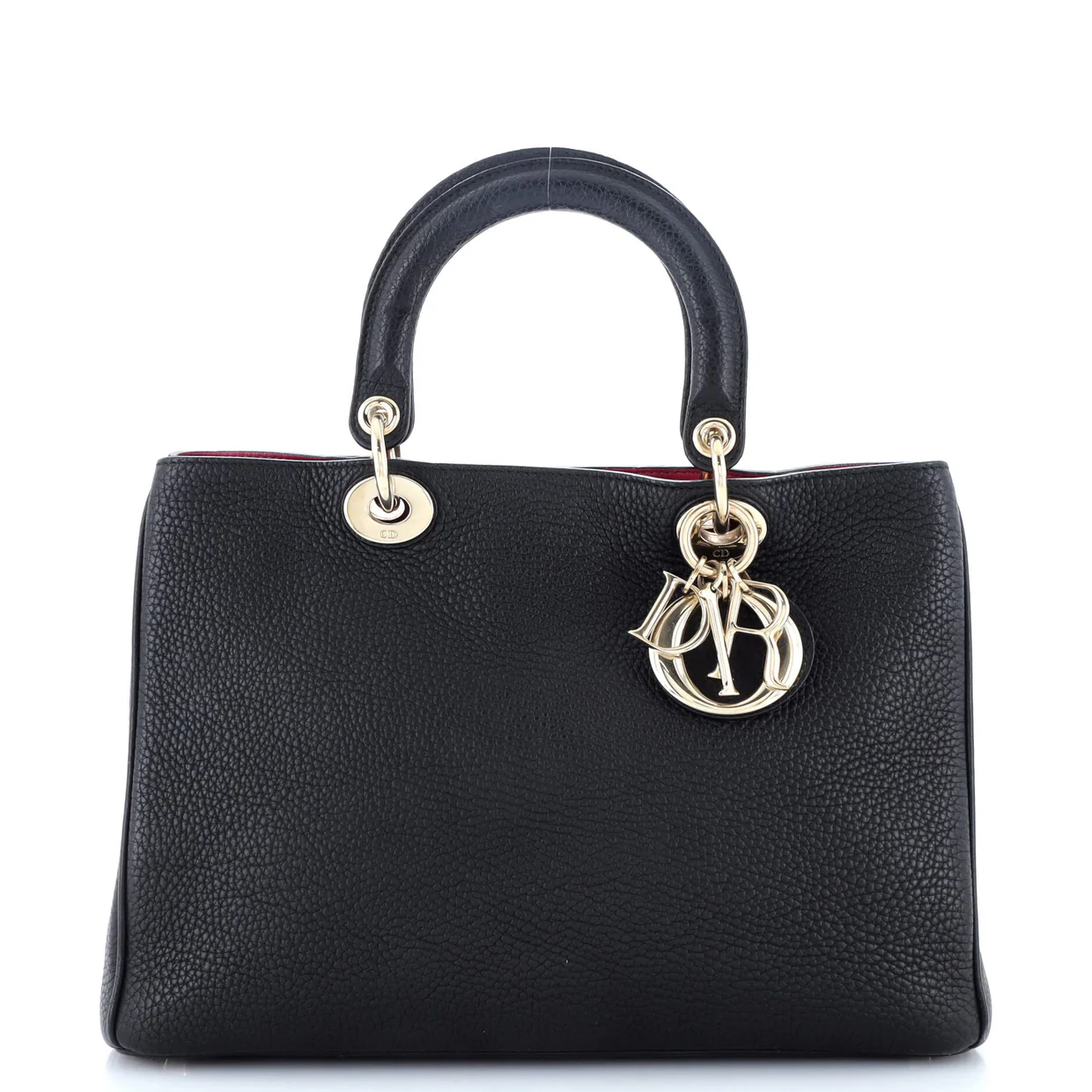Diorissimo Tote Pebbled Leather Medium - Deep Luxury