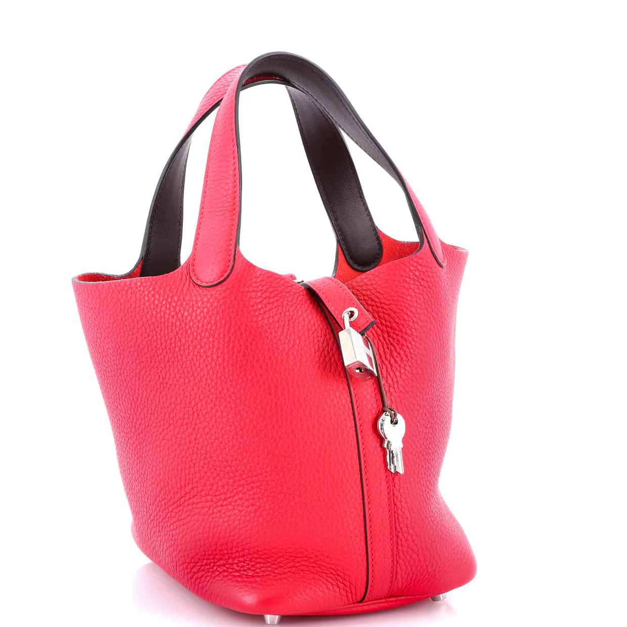 Eclat Picotin Lock Bag Clemence with Swift PM - Deep Luxury