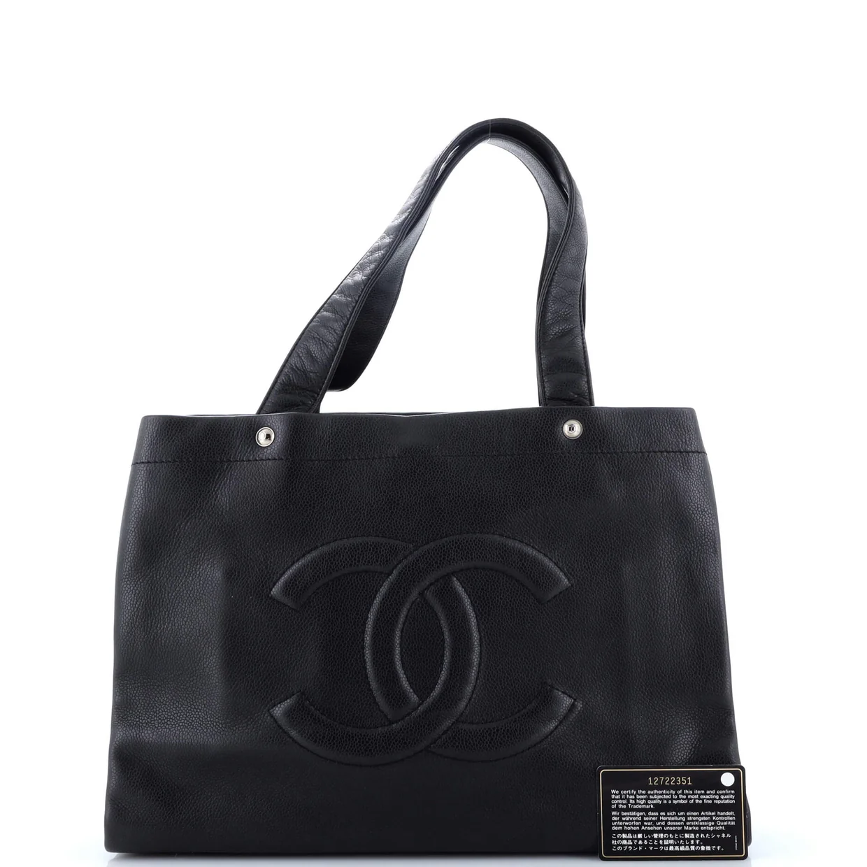 Ultimate Executive Tote Caviar Large - Deep Luxury