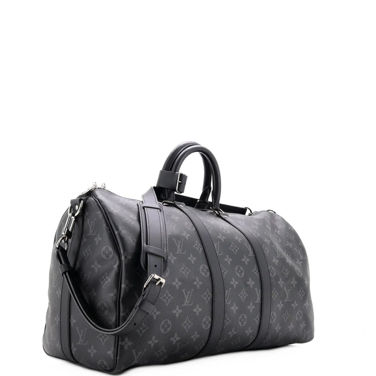 Keepall Bandouliere Bag Monogram Eclipse Canvas 45 - Deep Luxury
