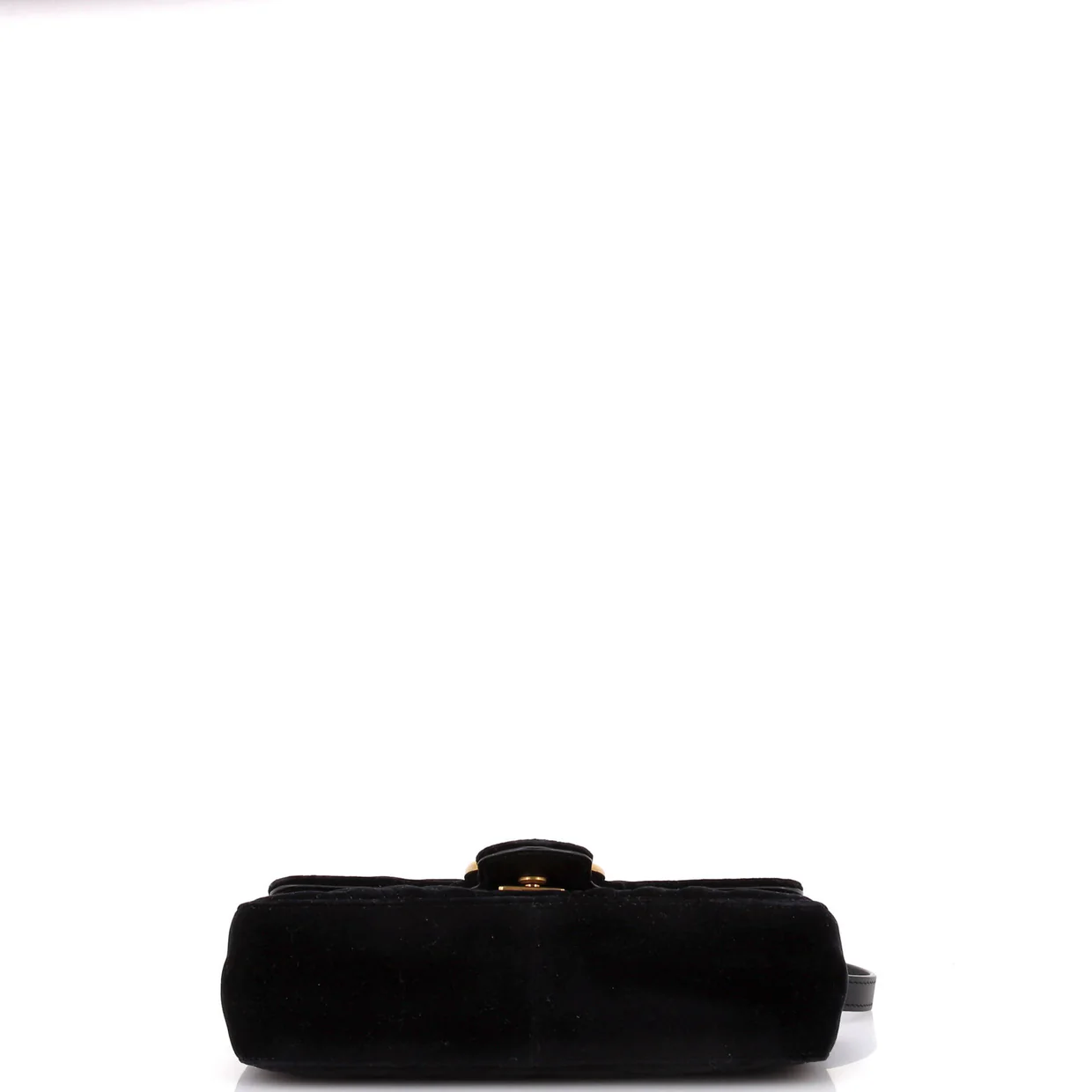 GG Marmont Flap Bag Matelasse Velvet Mini - Deep Luxury