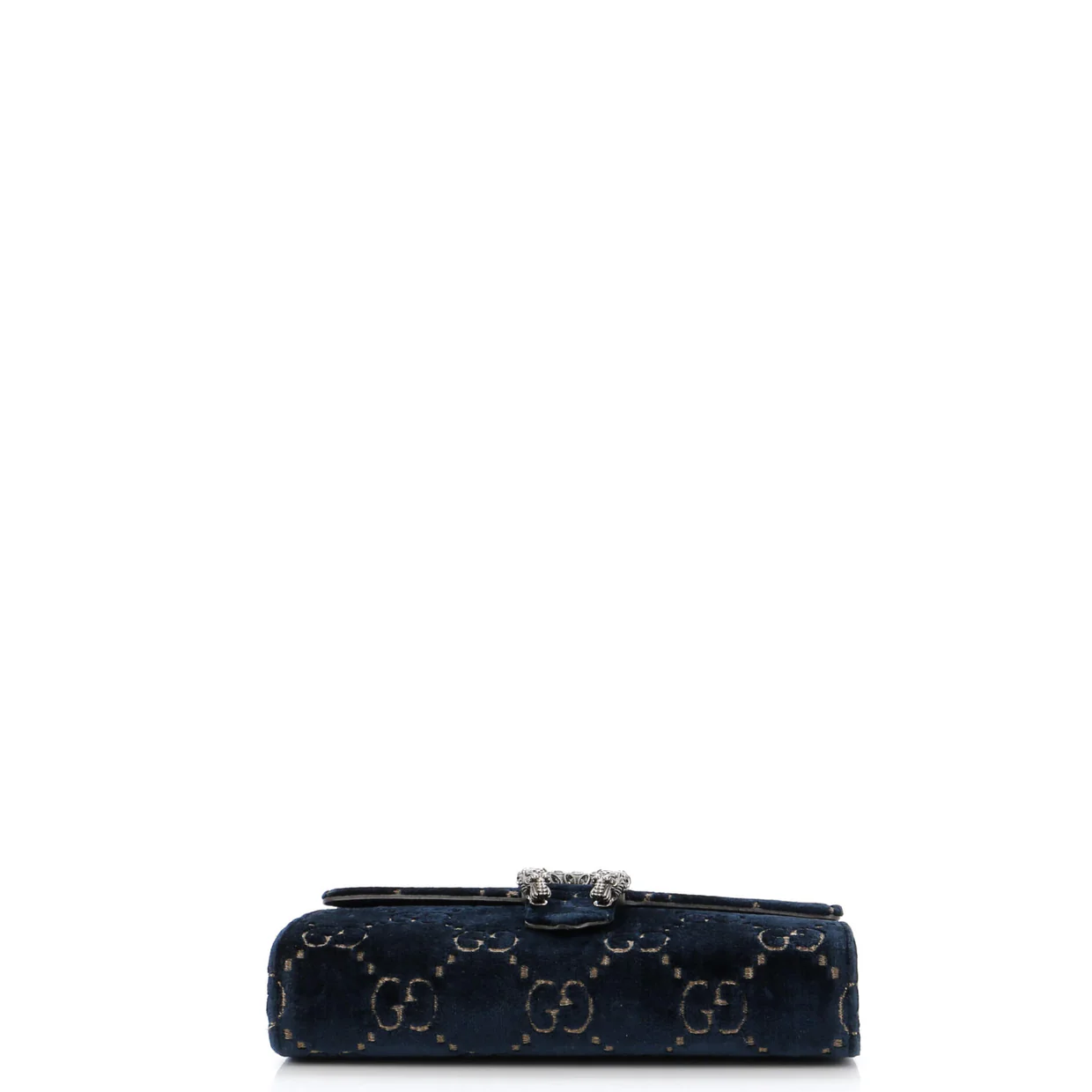 Dionysus Chain Wallet GG Velvet Small - Deep Luxury