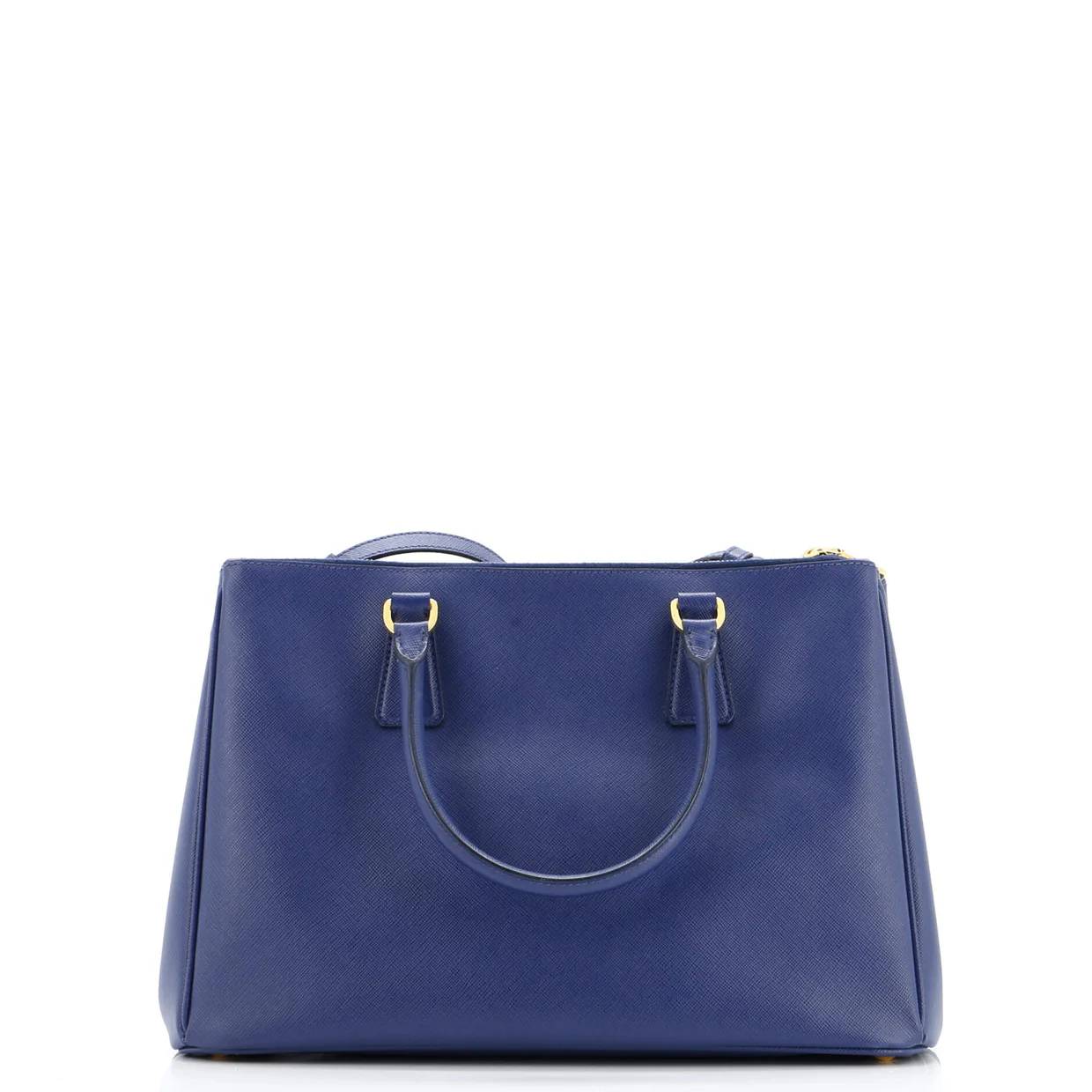 Double Zip Lux Tote Saffiano Leather Medium - Deep Luxury