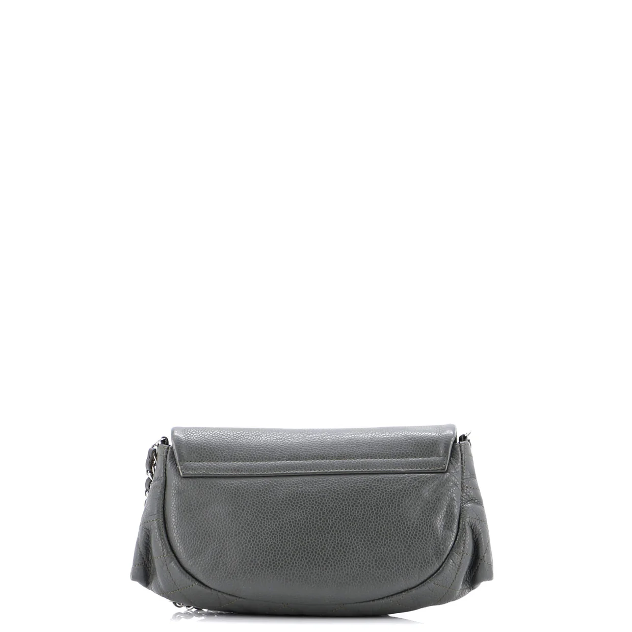 Half Moon Wallet on Chain Caviar - Deep Luxury