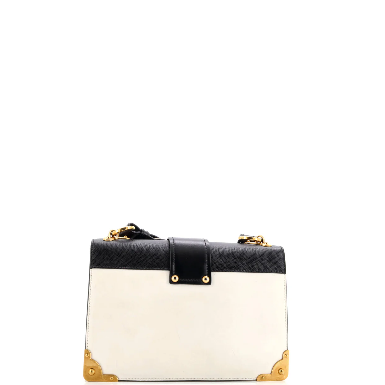 Cahier Crossbody Bag Leather and Saffiano Leather Large - Deep Luxury