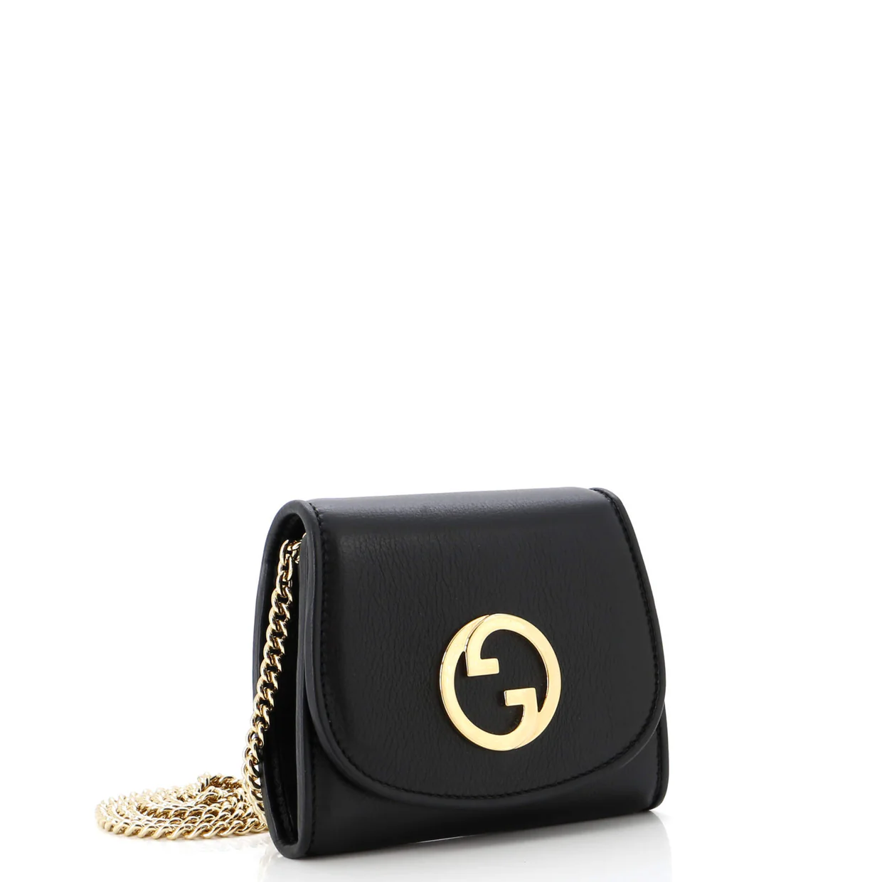 Blondie NM Wallet on Chain Leather Medium - Deep Luxury