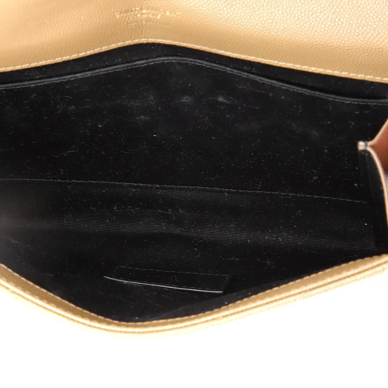 Classic Monogram Envelope Wristlet Clutch Matelasse Chevron Leather - Deep Luxury