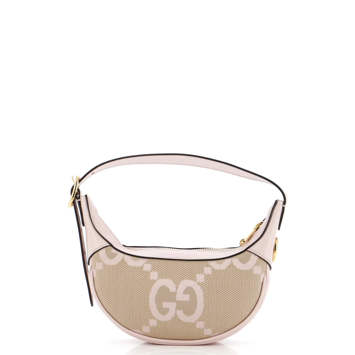 Ophidia Zip Hobo Jumbo GG Canvas with Leather Mini - Deep Luxury