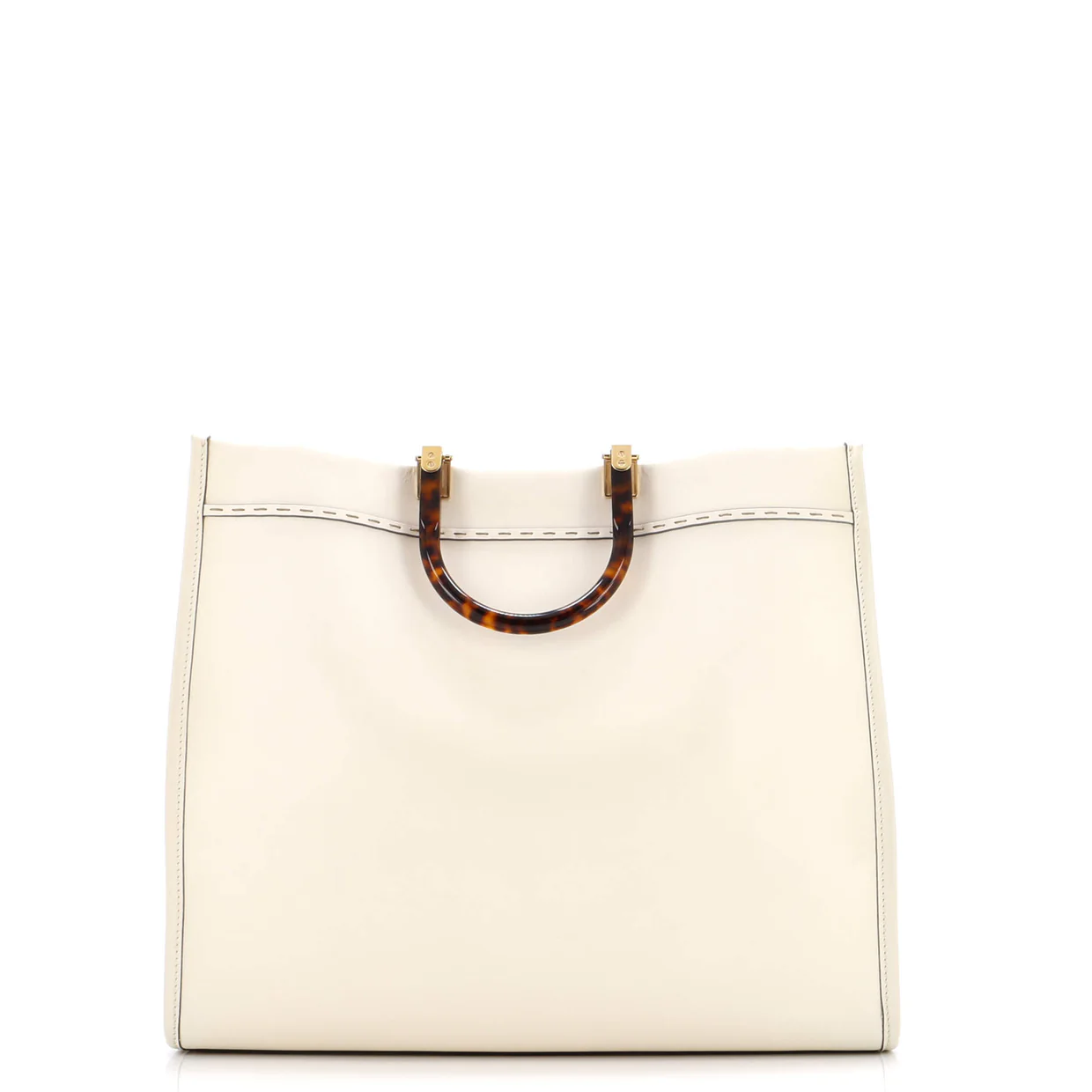 Sunshine Shopper Tote Leather Large - Deep Luxury