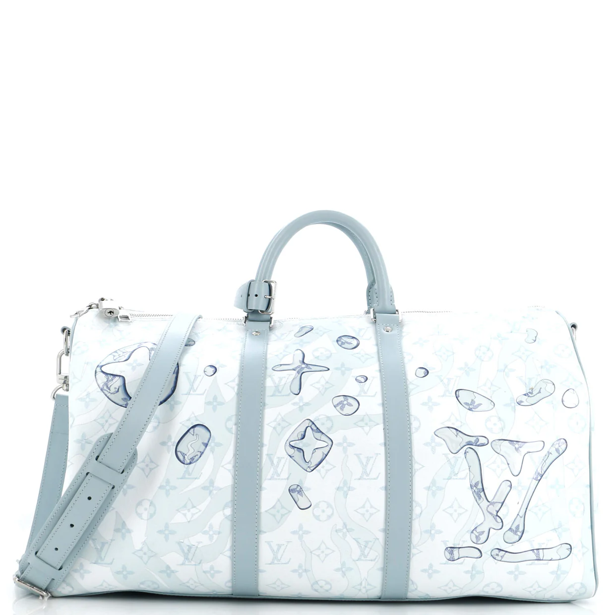 Keepall Bandouliere Bag Limited Edition Aquagarden Monogram Canvas 50 - Deep Luxury
