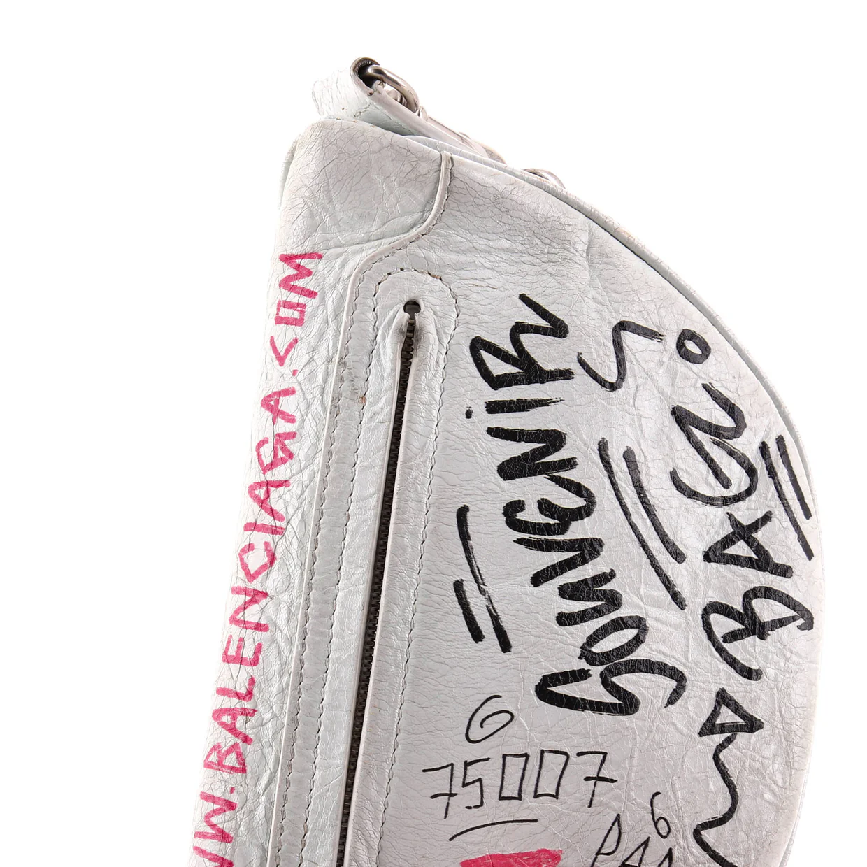 Graffiti Souvenir Belt Bag Leather XXS - Deep Luxury