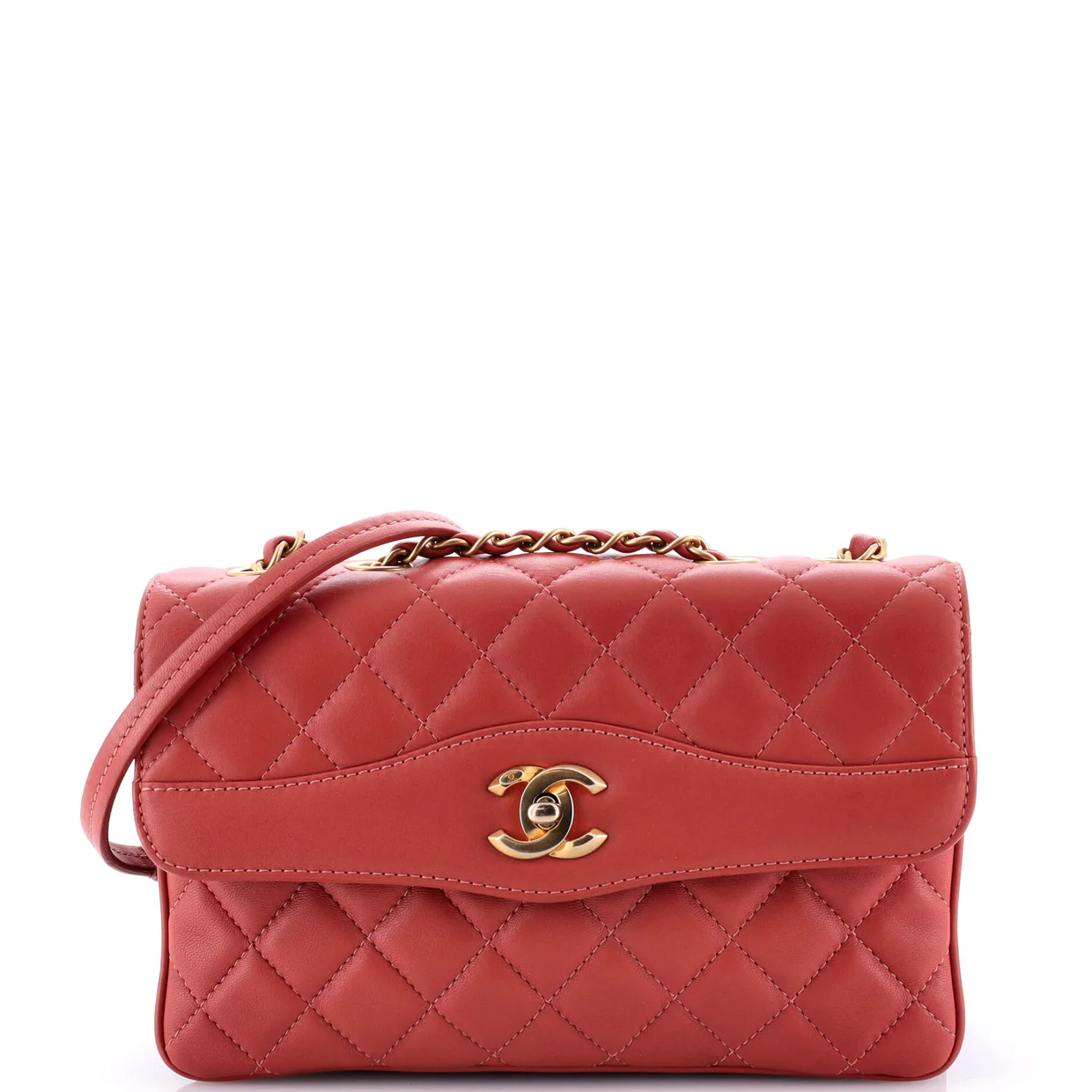 Daily Companion Coco Vintage Flap Bag Quilted Lambskin Medium - Deep Luxury
