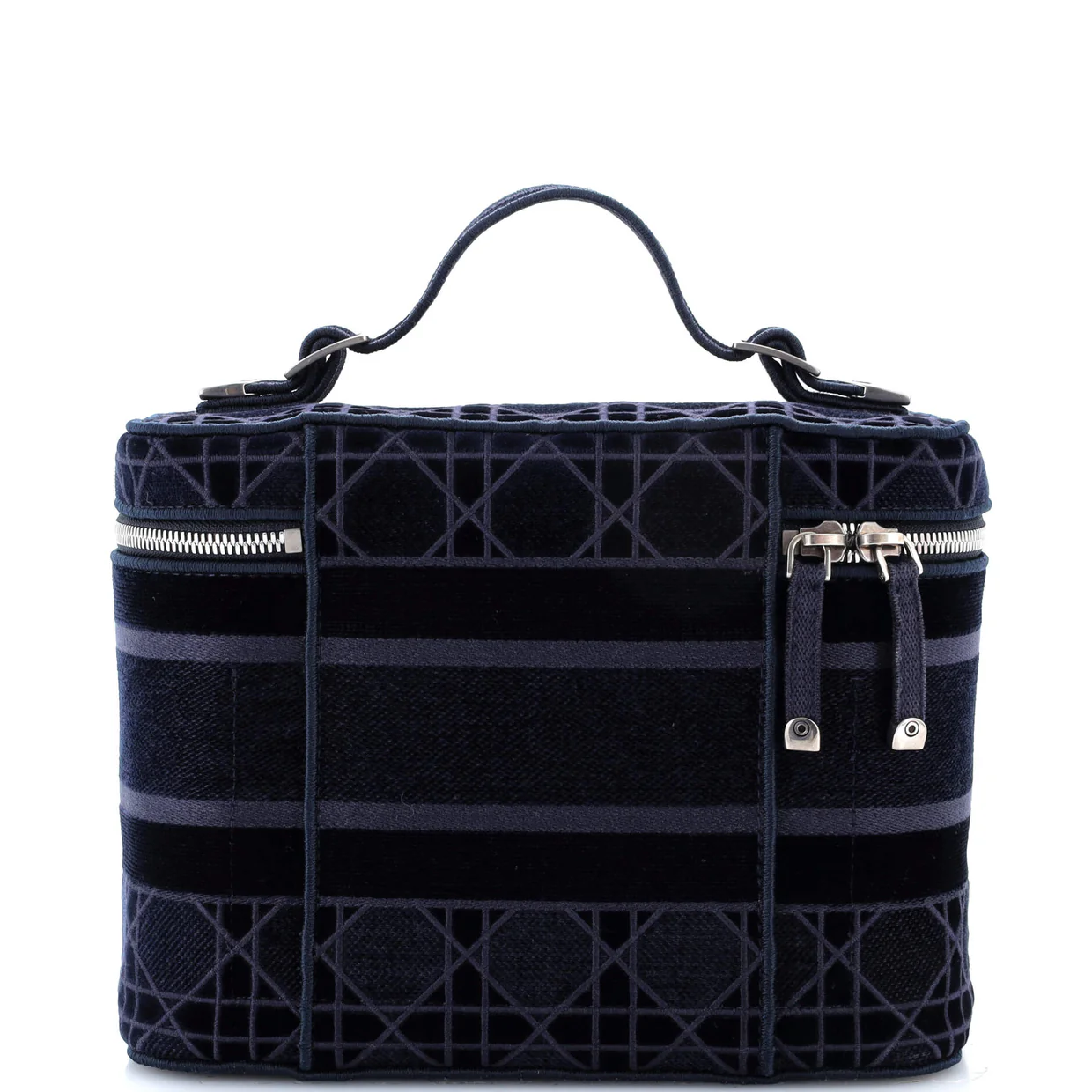 DiorTravel Vanity Case Cannage Embroidered Velvet - Deep Luxury