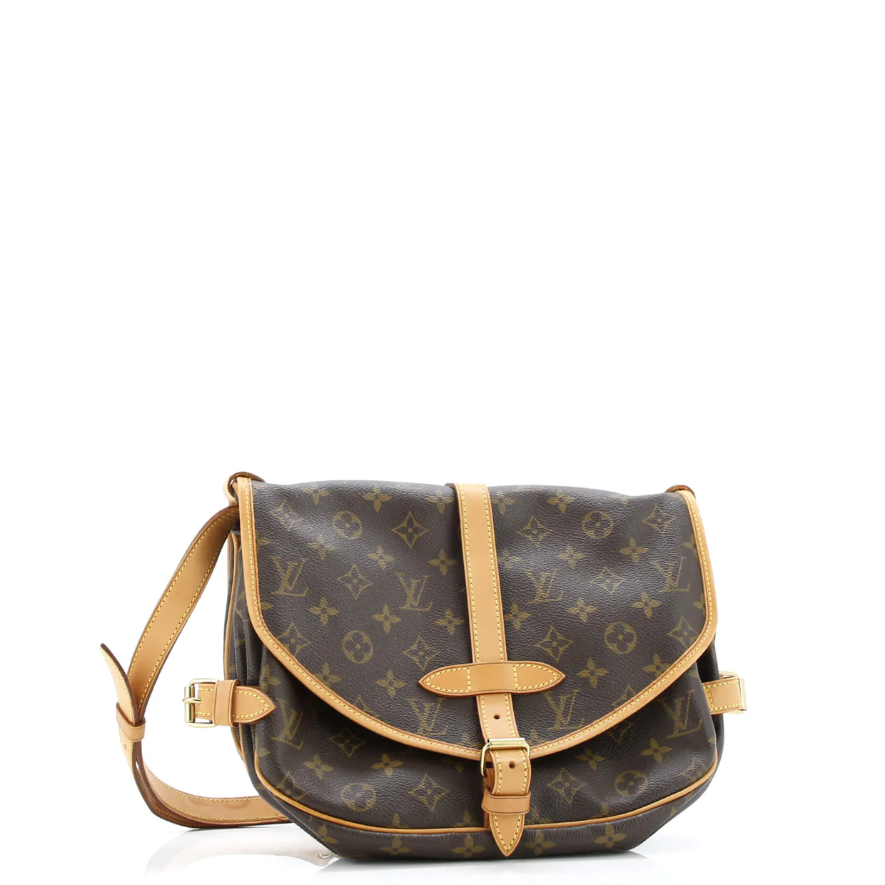Saumur Handbag Monogram Canvas 30 - Deep Luxury