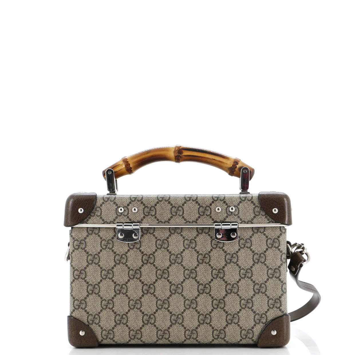 Bamboo Globe-Trotter Vanity Case GG Coated Canvas - Deep Luxury