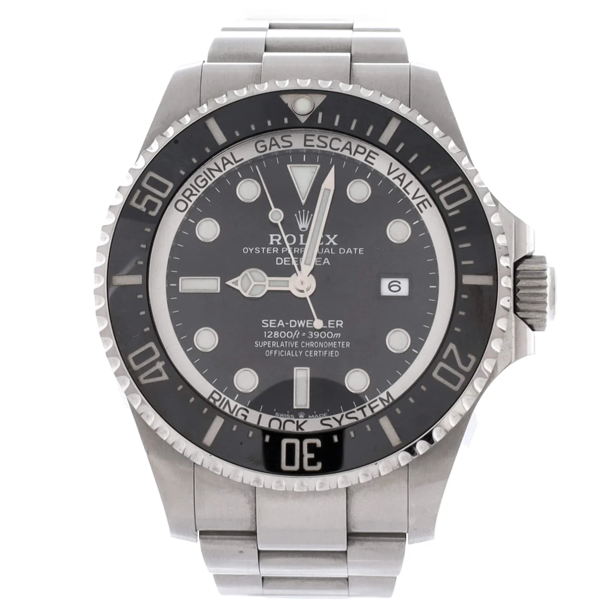 Oyster Perpetual Deepsea Sea-Dweller Automatic Watch Stainless Steel and Cerachrom 44 - Deep Luxury
