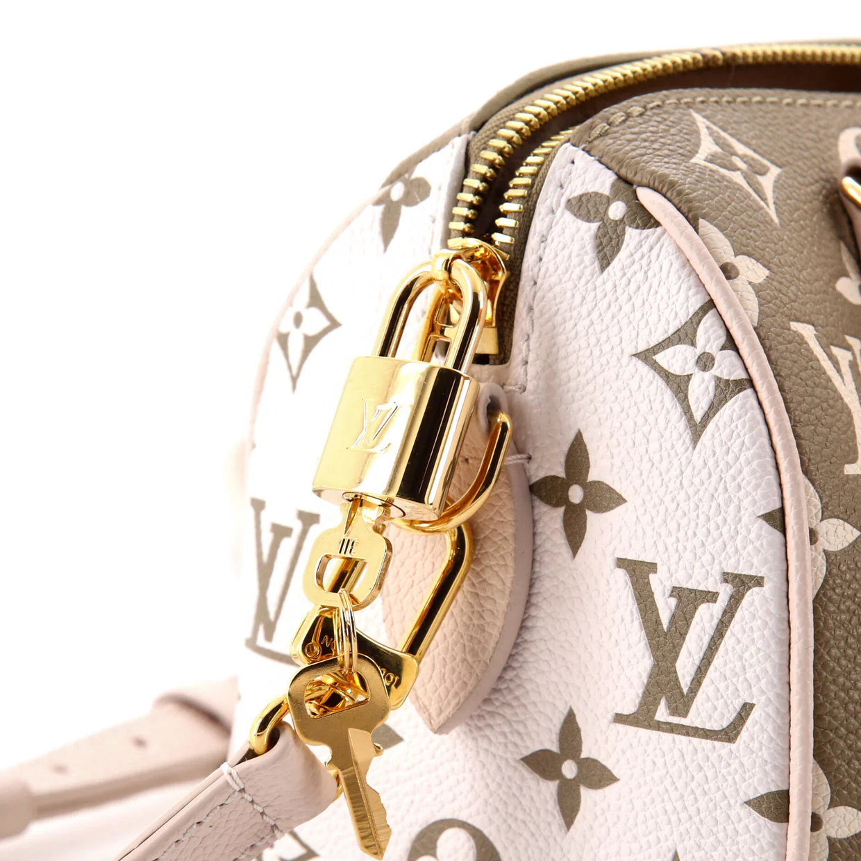 Speedy Bandouliere Bag Spring in the City Monogram Empreinte Leather 20 - Deep Luxury