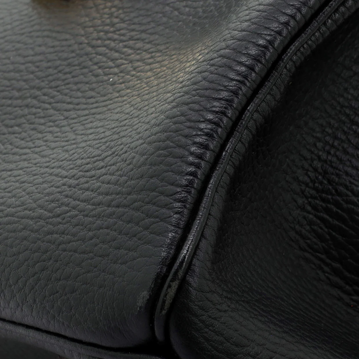 Birkin Handbag Noir Ardennes with Gold Hardware 35 - Deep Luxury