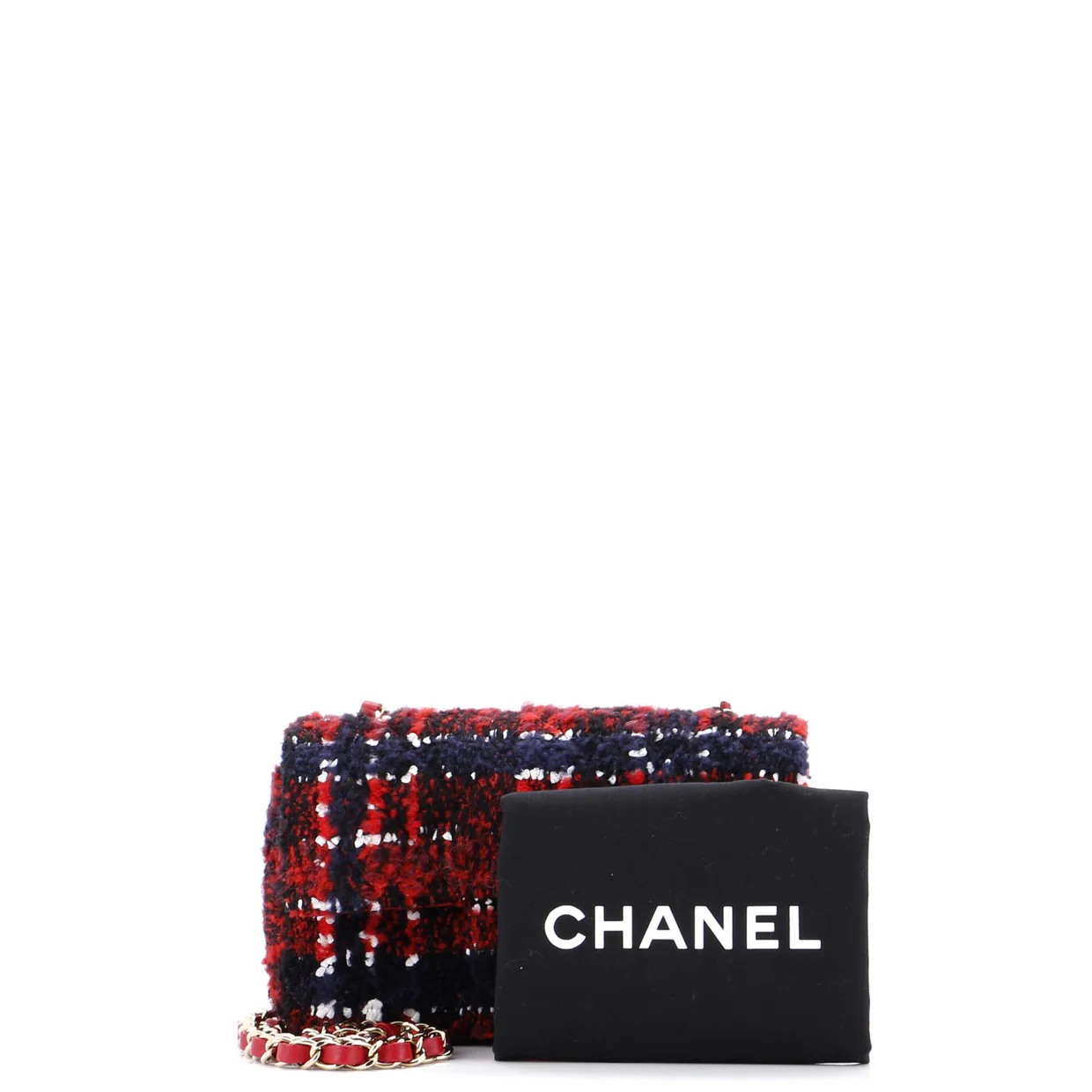 Classic Single Flap Bag Quilted Tweed Mini - Deep Luxury