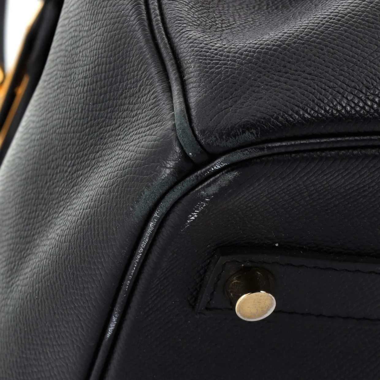 Birkin Handbag Noir Epsom with Gold Hardware 35 - Deep Luxury