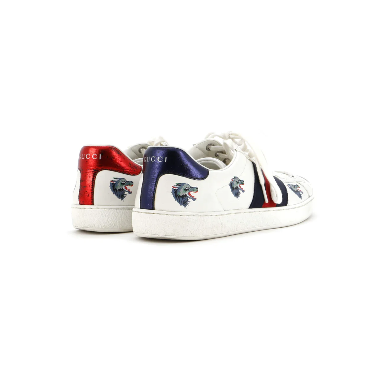 Ace Sneakers Printed Leather - Deep Luxury