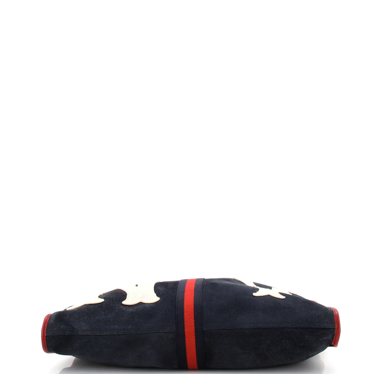 Rajah Chain Tote Suede with Applique Large - Deep Luxury