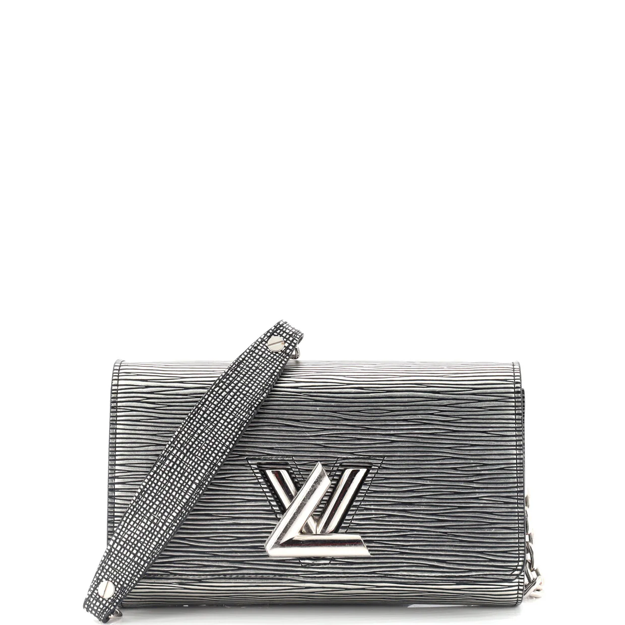 Twist Chain Wallet Epi Leather - Deep Luxury