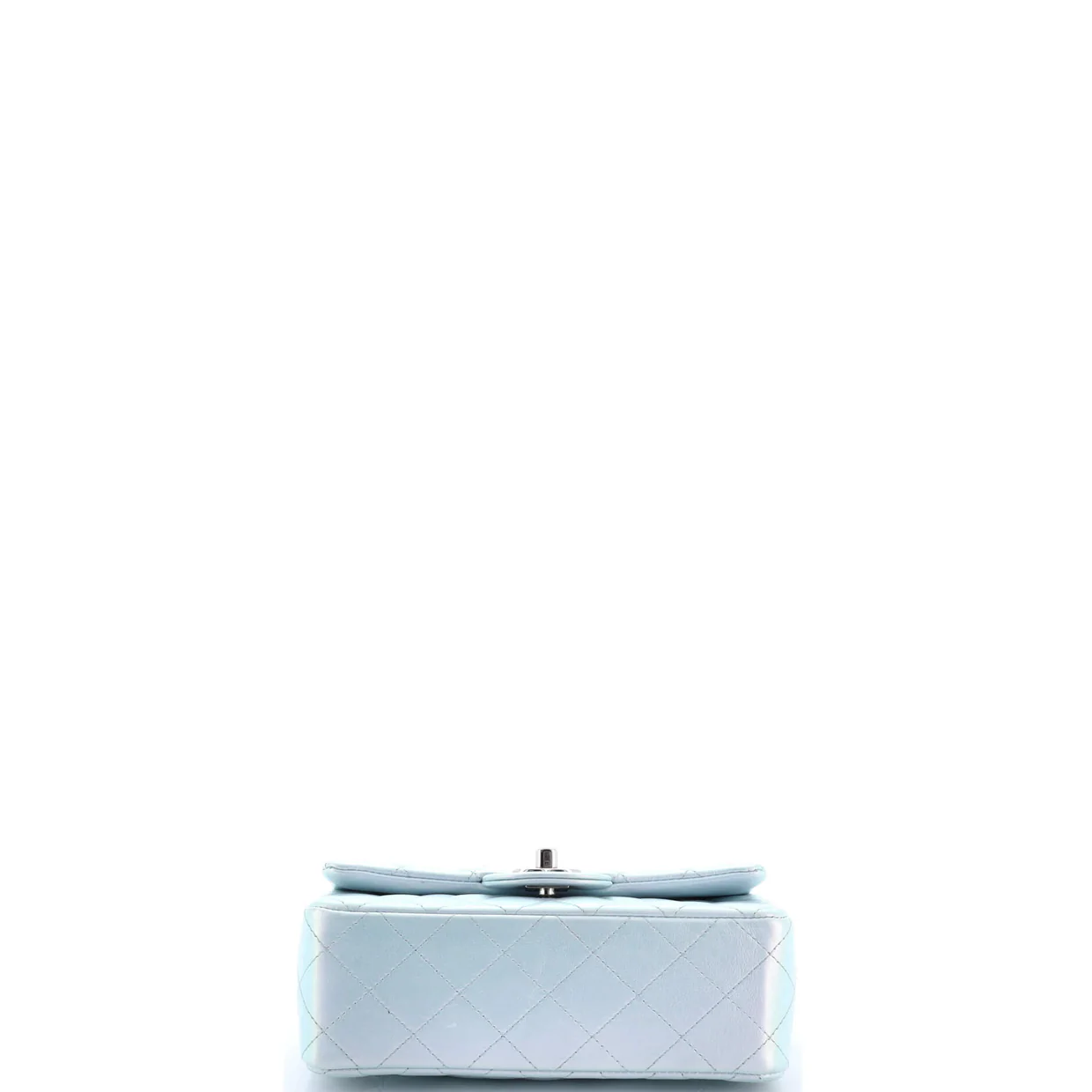 Classic Single Flap Bag Quilted Iridescent Calfskin Mini - Deep Luxury