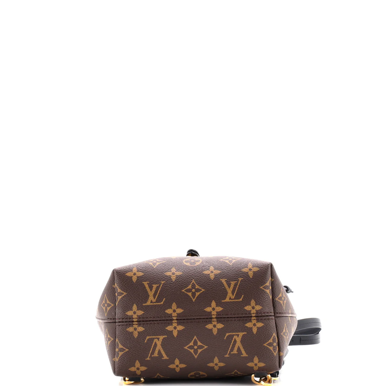 Montsouris NM Backpack Monogram Canvas with Leather BB - Deep Luxury