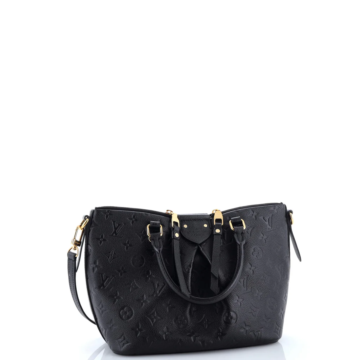 Mazarine Handbag Monogram Empreinte Leather PM - Deep Luxury