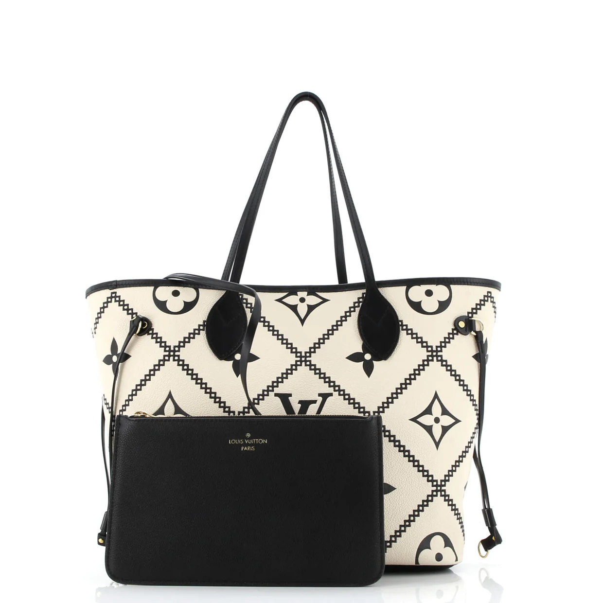 Neverfull NM Tote Monogram Empreinte Giant Broderies MM - Deep Luxury