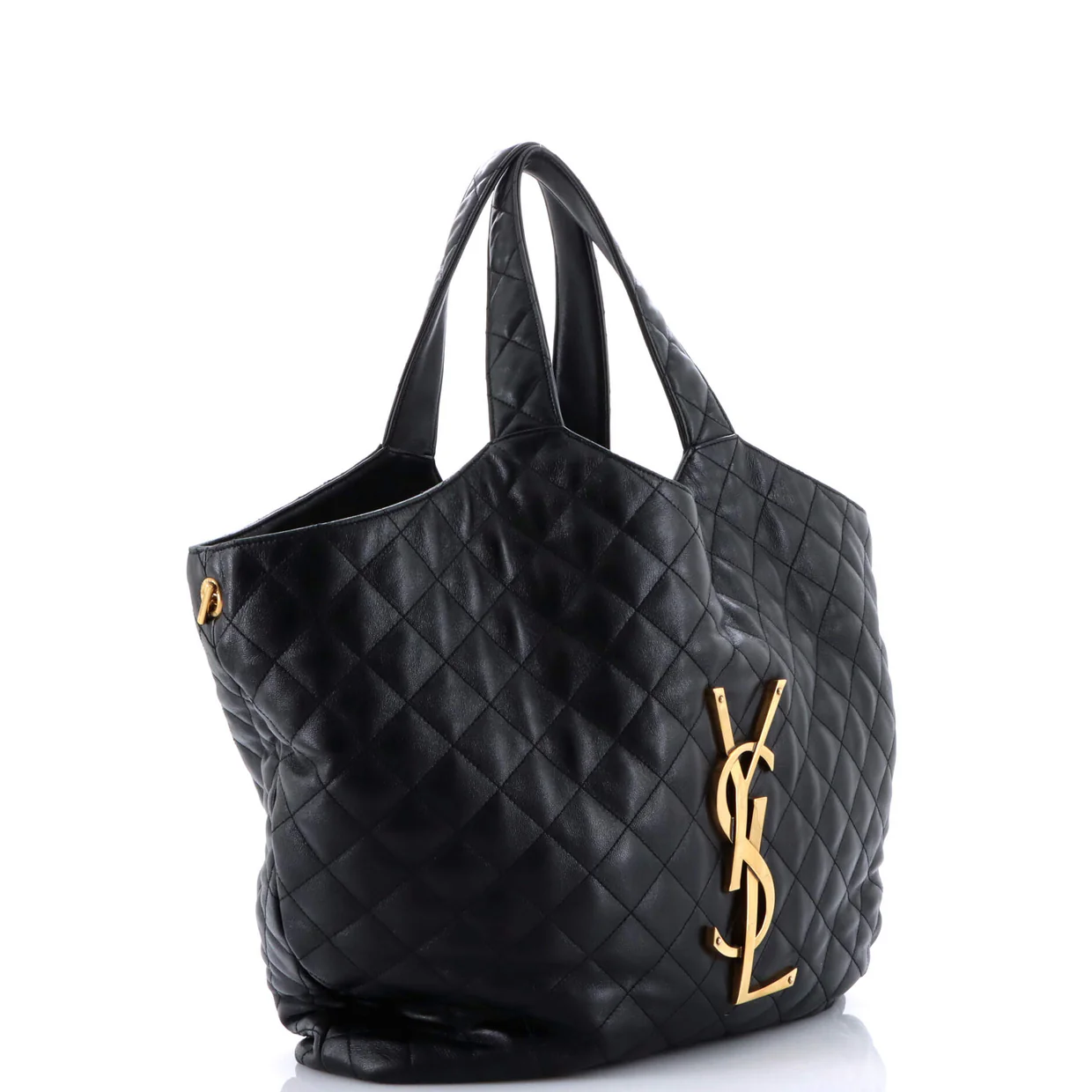 Icare Shopping Tote Quilted Leather Maxi - Deep Luxury