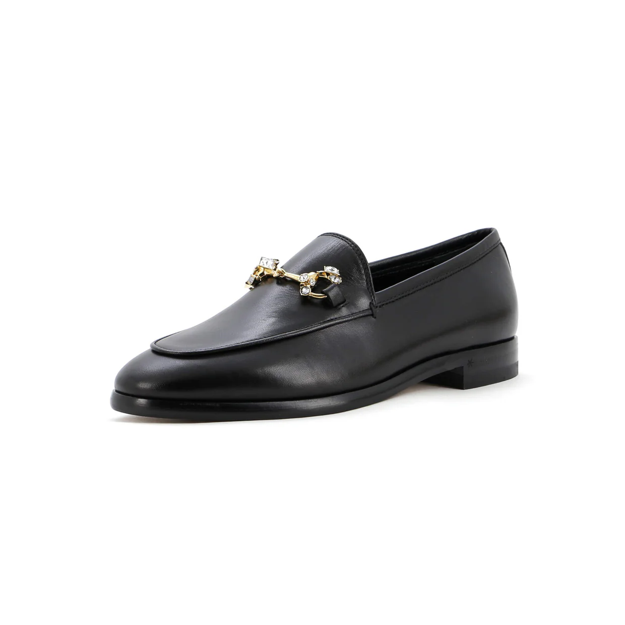 Women's Jordaan Loafers Leather with Crystals - Deep Luxury