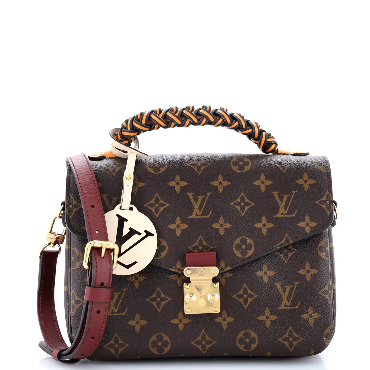 Braided Handle Pochette Metis Monogram Canvas - Deep Luxury