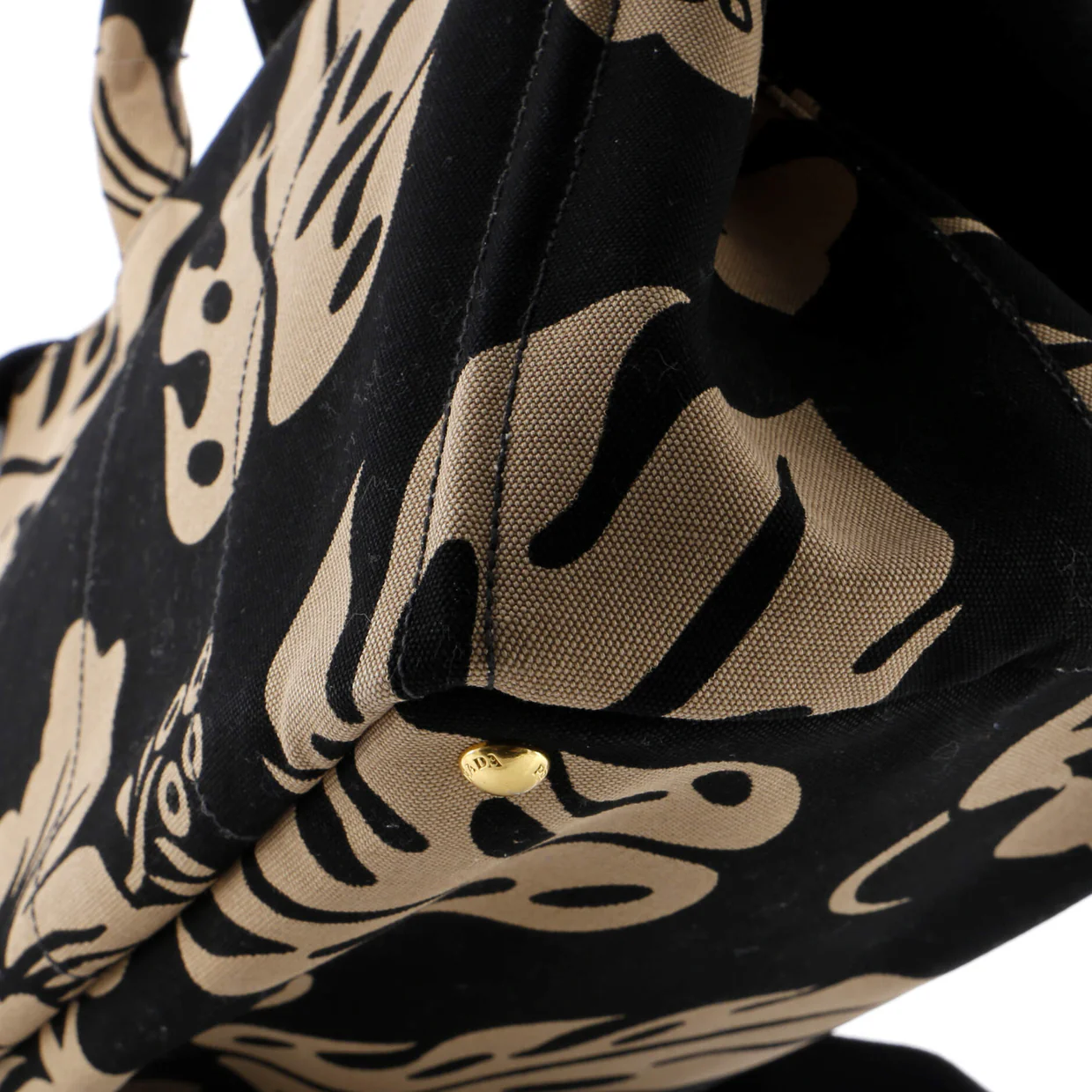 Canapa Tote Printed Canvas Large - Deep Luxury