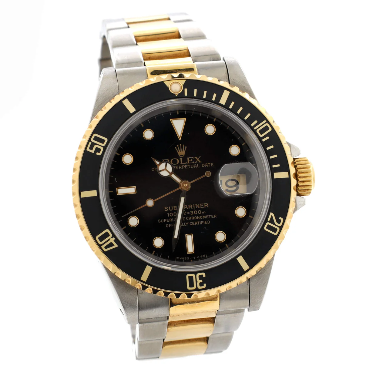 Oyster Perpetual Submariner Date Automatic Watch Stainless Steel with Yellow Gold 40 - Deep Luxury