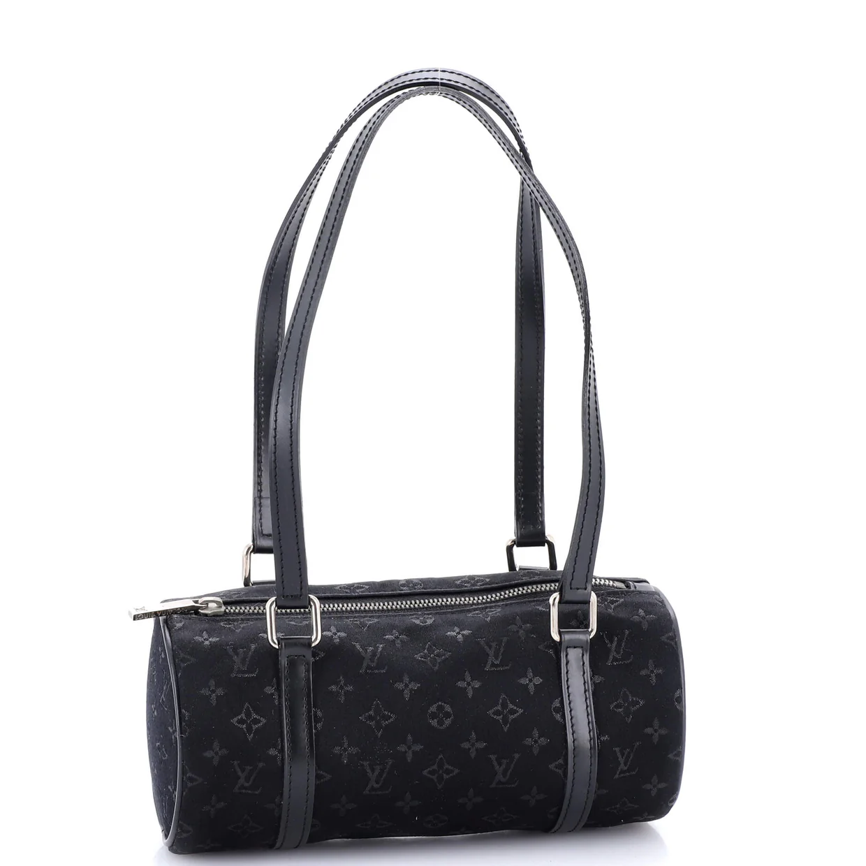 Papillon Handbag Monogram Satin Mini - Deep Luxury