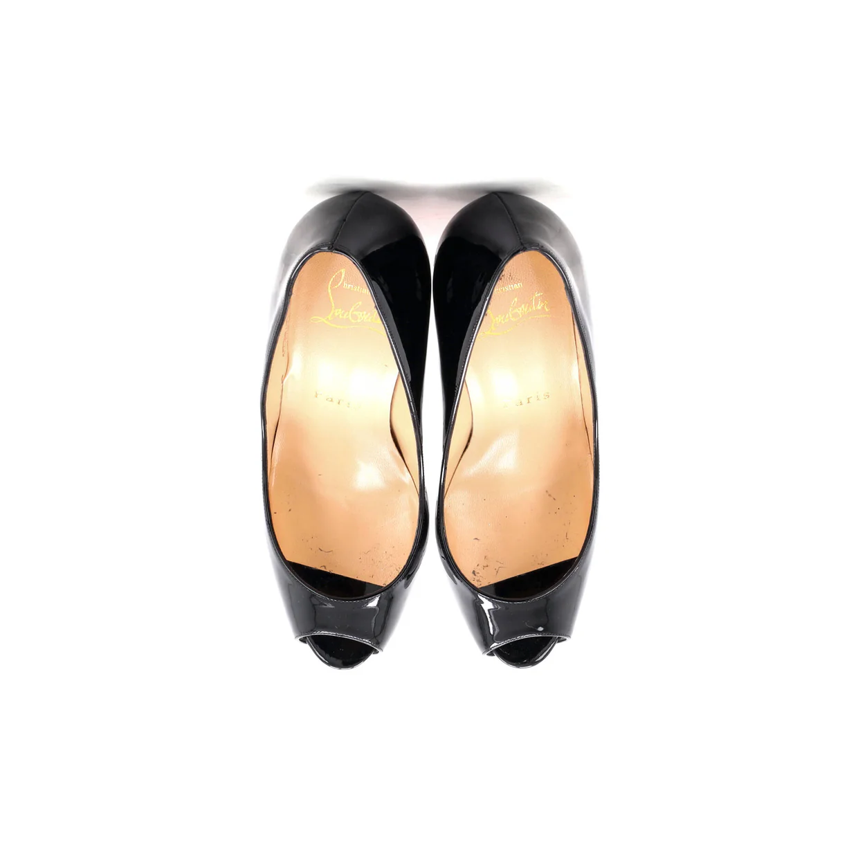 Women's Fetish Peep Pumps Patent 130 - Deep Luxury