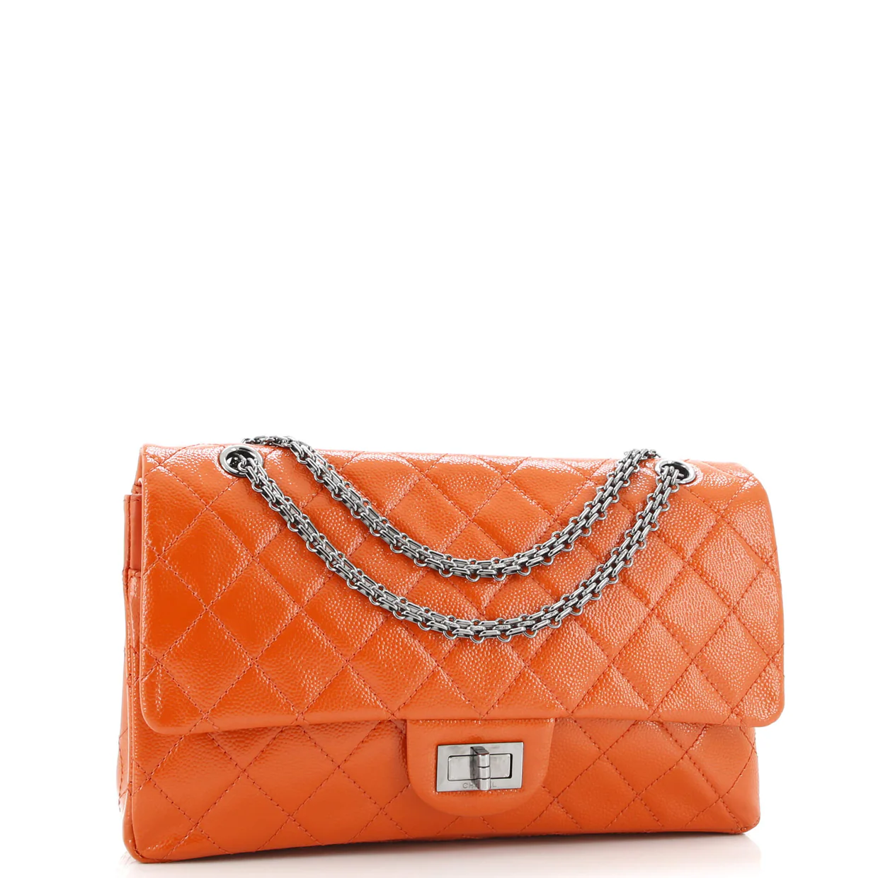 Reissue 2.55 Flap Bag Quilted Patent Caviar 226 - Deep Luxury