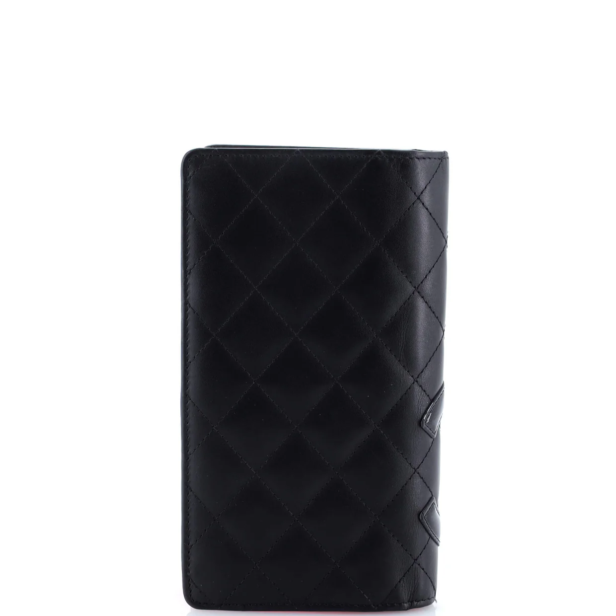 Cambon Bifold Wallet Quilted Lambskin Long - Deep Luxury