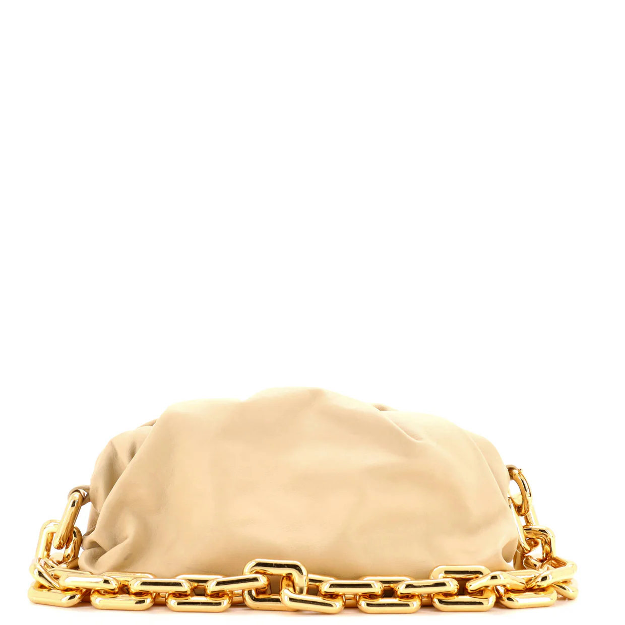 The Chain Pouch Leather - Deep Luxury