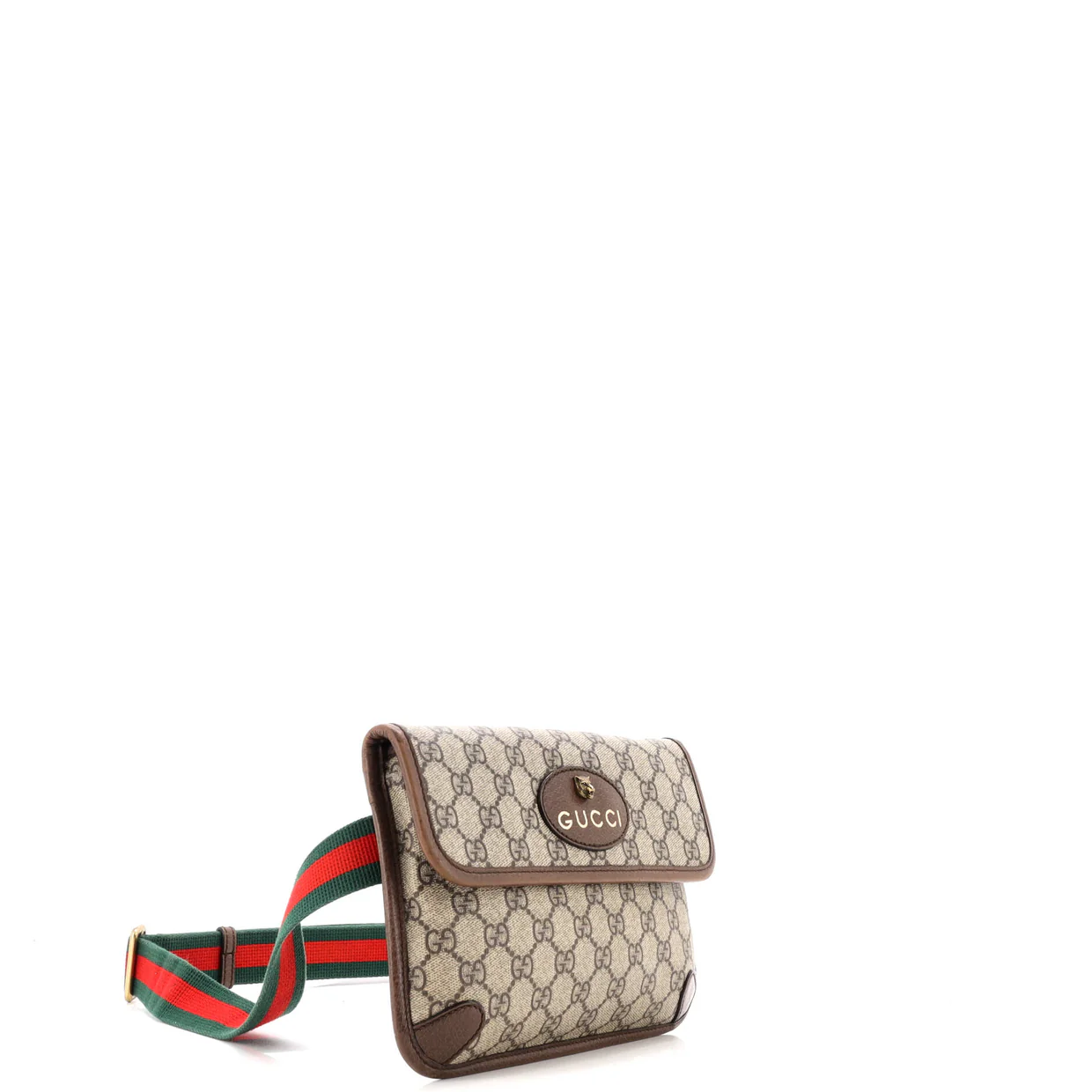 Neo Vintage Flap Belt Bag GG Coated Canvas - Deep Luxury