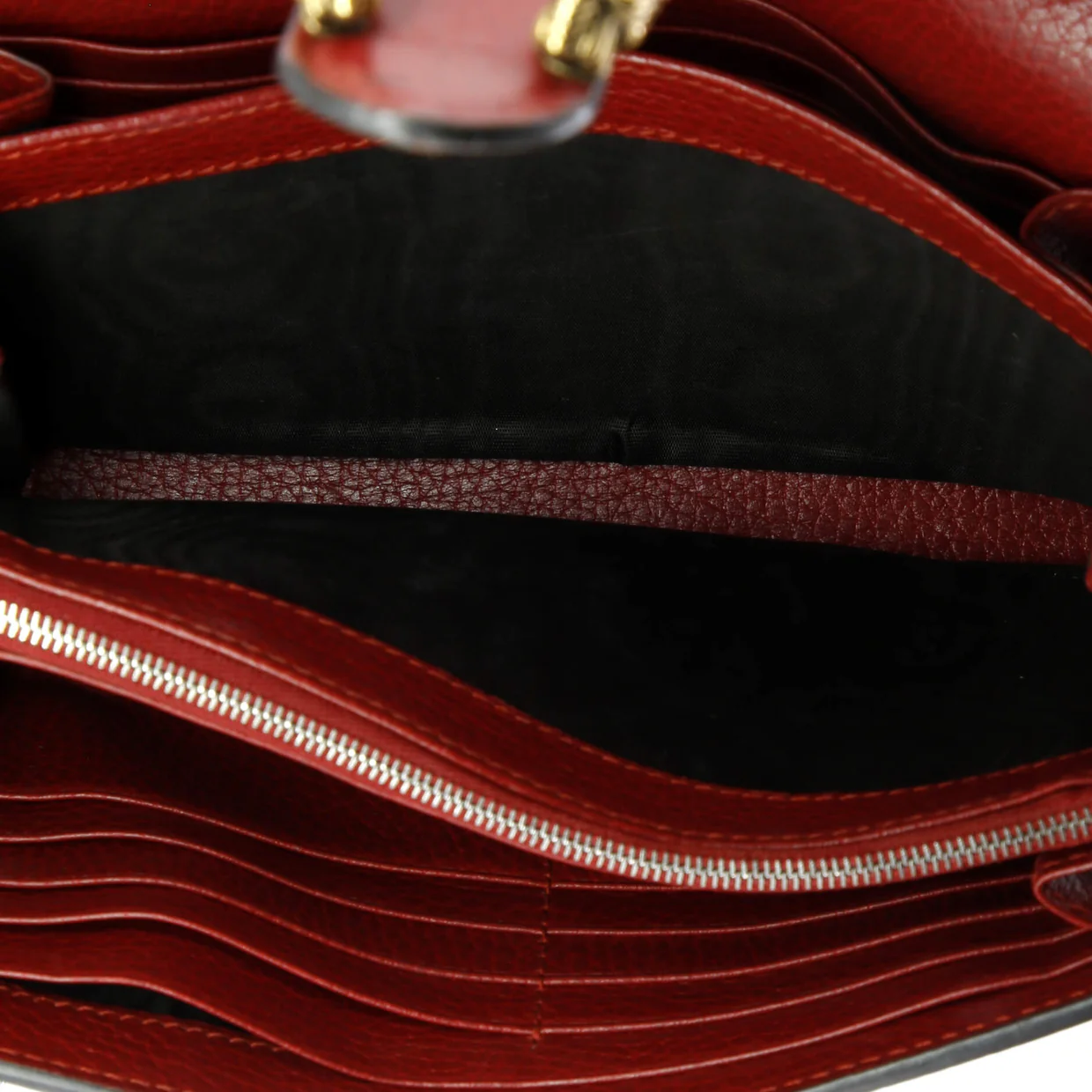 Dionysus Chain Wallet Leather with Embellished Detail Small - Deep Luxury