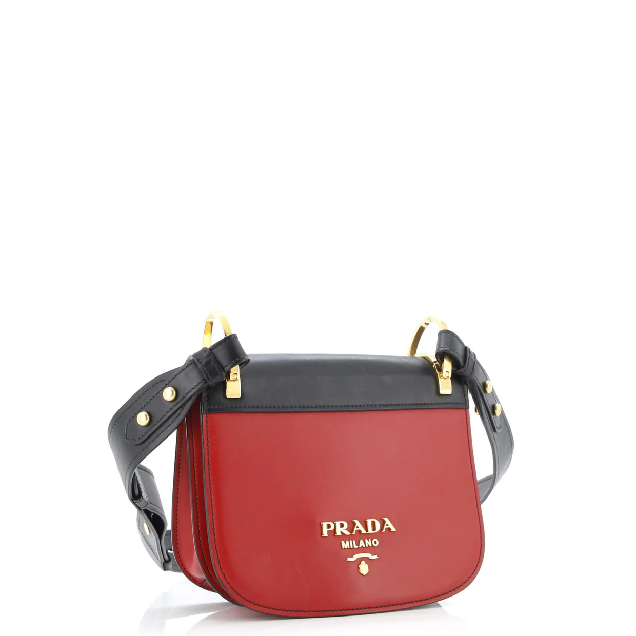 Pionniere Saddle Crossbody Bag City Calfskin Small - Deep Luxury
